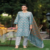 SHREE FABS LAUCH BIN SAEED LAWN COLLECTION VOL 21 COTTON FANCY DESIGN UNSTITCH SUIT
