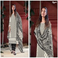 BLACK AND WHITE BY REYNA COTTON COMFORTABLE PAKISTANI DRESS MATERIALS
