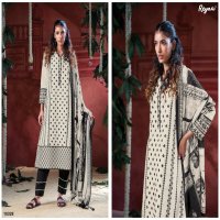BLACK AND WHITE BY REYNA COTTON COMFORTABLE PAKISTANI DRESS MATERIALS
