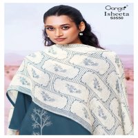 GANGA ISHEETA D.NO 3550 WHOLESALE PURE COTTON SATIN SOLID COLORS WITH EMBROIDERY SALWAR SUITS