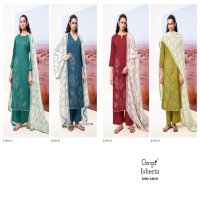 GANGA ISHEETA D.NO 3550 WHOLESALE PURE COTTON SATIN SOLID COLORS WITH EMBROIDERY SALWAR SUITS