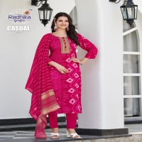 RADHIKA LIFESTYLE PRESENT CASUAL VOL 4 RAYON AFFORDABLE PLUS SIZE 3 PIECE SUIT