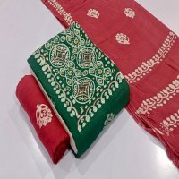 JJ PEHNAWA VOL-1 WHOLESALE RAYON TOP WITH NECK BLOCK WAX BATIK PRINT FANCY DRESS MATERIAL