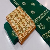 JJ PEHNAWA VOL-1 WHOLESALE RAYON TOP WITH NECK BLOCK WAX BATIK PRINT FANCY DRESS MATERIAL