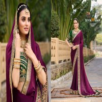 SIYA VAR ADHYAY VOL 1 1001-1015 SERIES EXCLUSIVE DESIGN FENDI SATIN SAREE EXPORTS