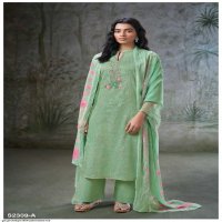 GANGA VARENYA S2309 WHOLESALE PREMIUM COTTON PRINTED WITH EMBROIDERY WORK DESIGNER SUITS