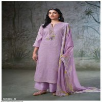 GANGA VARENYA S2309 WHOLESALE PREMIUM COTTON PRINTED WITH EMBROIDERY WORK DESIGNER SUITS