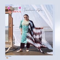 MYSTIC 9 PRESENT RUBINA VOL 9 RAYON FANCY LOOK READYMADE SALWAR KAMEEZ
