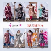 MYSTIC 9 PRESENT RUBINA VOL 9 RAYON FANCY LOOK READYMADE SALWAR KAMEEZ