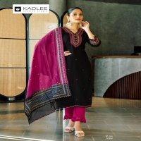 KADLEE LAUCH VARDAN FANCY FESTIVAL WEAR KURTI BOTTOM AND DUPATTA