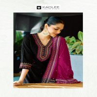 KADLEE LAUCH VARDAN FANCY FESTIVAL WEAR KURTI BOTTOM AND DUPATTA
