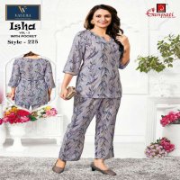 GANPATI VITRAG VASTRA LAUNCH ISHA VOL-3 WHOLESALE RAYON WITH HEAVY DIGITAL PRINT UNIQUE COLOR CORD SET
