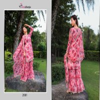 MD LIFESTYLE EILISH VOL-9 WHOLESALE HEAVY GEORGETTE WITH EMBROIDERY WORK AND FLORAL PRINT READYMADE TOP  WITH PLAZZO