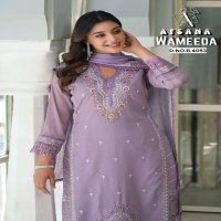 AFSANA WAMEEDA WHOLESALE LUXURY PREET COLLECTION READYMADE CLASSIC STYLE COMBO SIZE SUITS