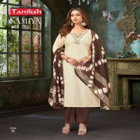 TANIKSH LAUNCH SAMIYA VOL-1 WHOLESALE VERTICAN FABRICS WITH HAND WORK READYMADE CLASSIC STYLE SUITS