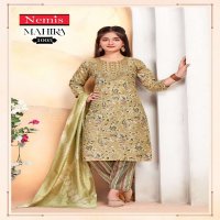 MAHIRA VOL 1 BY NEMIS CAPSULE PRINT CASUAL READYMADE COMBO SET SUIT FOR KIDS