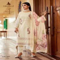 CINDRELLA LAUNCH SHANAYA COTTON CASUAL UNSTITCH SALWAR KAMEEZ