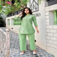 TIPS AND TOPS LAUNCH FABULOUS COTTON STYLISH LOOK RAEDYMADE KURTI WITH PANT