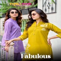 TIPS AND TOPS LAUNCH FABULOUS COTTON STYLISH LOOK RAEDYMADE KURTI WITH PANT