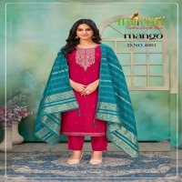 HARIYAALI LAUNCH MANGO VOL 1 FULLY STITCH STYLISH LOOK COMBO SALWAR KAMEEZ