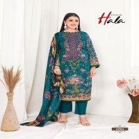 HALA PRESENT AAYAT VOL-1 WHOLESALE PREMIUM SOFT COTTON DIGITAL PRINT WITH EMBROIDERY WORK TRENDY PAKISTANI DRESS MATERIAL