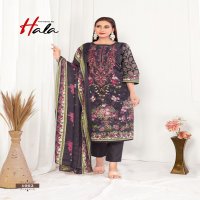 HALA PRESENT AAYAT VOL-1 WHOLESALE PREMIUM SOFT COTTON DIGITAL PRINT WITH EMBROIDERY WORK TRENDY PAKISTANI DRESS MATERIAL