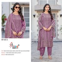 SHREE FABS KT-224 WHOLESALE PURE VISCOSE MUSLIN WITH DIGITAL PRINT STYLIST LOOK PAKISTANI SUITS