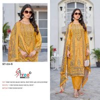 SHREE FABS KT-224 WHOLESALE PURE VISCOSE MUSLIN WITH DIGITAL PRINT STYLIST LOOK PAKISTANI SUITS