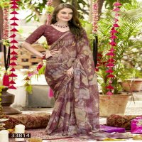 VALLABHI PRINTS PRESENT SIMONA VOL 12 GEORGETTE FLORAL STYLISH SAREE