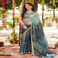 VALLABHI PRINTS PRESENT SHRIDHA VOL 10 GEORGETTE FLORAL PRINT SOFT SAREE