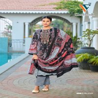 Vandana Shahzadi Vol-5 Wholesale Designer Neck Embroidery Dress Material