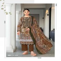 Vandana Shahzadi Vol-5 Wholesale Designer Neck Embroidery Dress Material
