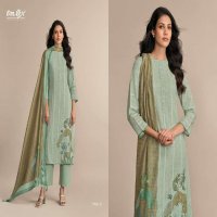 OMTEX PRESENT DESI TWIST WHOLESALE LINEN STRIPES DIGITAL PRINT WITH HAND WORK CLASSIC LOOK SALWAR SUITS