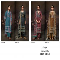 GANGA SAMANTHA S3637 WHOLESALE PREMIUM COTTON WITH DIGITAL PRINT PARTY WEAR SALWAR SUITS