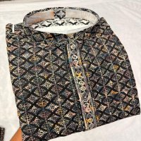 VESHBUSHA VOL 1 BY AR EXPORTS RAYON SHIFFLLI WORK READYMADE STYLISH MENS KURTA