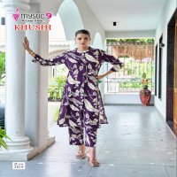 KHUSHI VOL 2 BY MYSTIC 9 HEAVY VICOUSE READYMADE KURTI WITH PANT