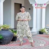 KHUSHI VOL 2 BY MYSTIC 9 HEAVY VICOUSE READYMADE KURTI WITH PANT