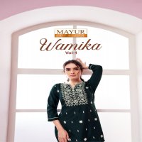 MAYUR WAMIKA VOL-1 WHOLESALE PREMIUM VERTICAN SILK WITH HEAVY EMBROIDERY WORK STITCHED CORD SET