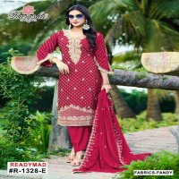 R 1328 NX BY RAMSHA EFGH FANDY DESIGNER FULLY STITCH PAKISTANI 3PCS DRESS