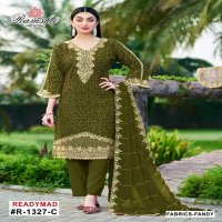 RAMSHA R 1327 NX ABCD FANDY READYMADE TRADITIONAL PAKISTANI 3PCS SUITS