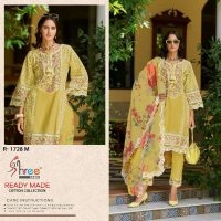 SHREE FABS R-1728 WHOLESALE CAMBRIC COTTON LAWN WITH LINING INNER READYMADE 3 PCS PAKISTANI SUITS