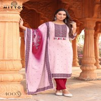 MITTOO LAUNCH HEAVY RAYON COLORDROP INDIAN SUITS