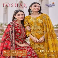 POSHAK VOL 1 BY RADHIKA LIFESTYLE AESTHETIC KURTI SETS PLUS SIZE AND READYMADE KURTI