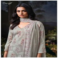 GANGA GIGI 53602 WHOLESALE COTTON MAL PRINTED WITH HAND WORK PREMIUM QUALITY SUITS