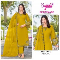 ALK-109 BY SAJIDA DESIGNER 3PCS READYMADE PAKISTANI SUITS