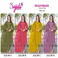 ALK-109 BY SAJIDA DESIGNER 3PCS READYMADE PAKISTANI SUITS