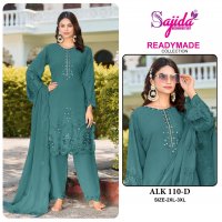 ALK-110 BY SAJIDA DESIGNER 3PCS READYMADE INDIAN PAKISTANI SUITS