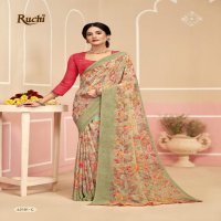 RUCHI SAREES RAGAA GEORGETTE 17 SOFT PRINTED SAREES COLLECTION