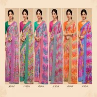 RUCHI SAREES RAGAA GEORGETTE 17 SOFT PRINTED SAREES COLLECTION
