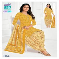 MCM LIFESTYLE PRIYA VOL 26 CAMBRIC COTTON PRINTED PATIYALA STYLE DRESS MATERIAL